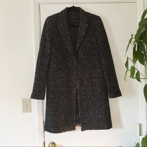 {Zara} Speckled Wool Trench Coat